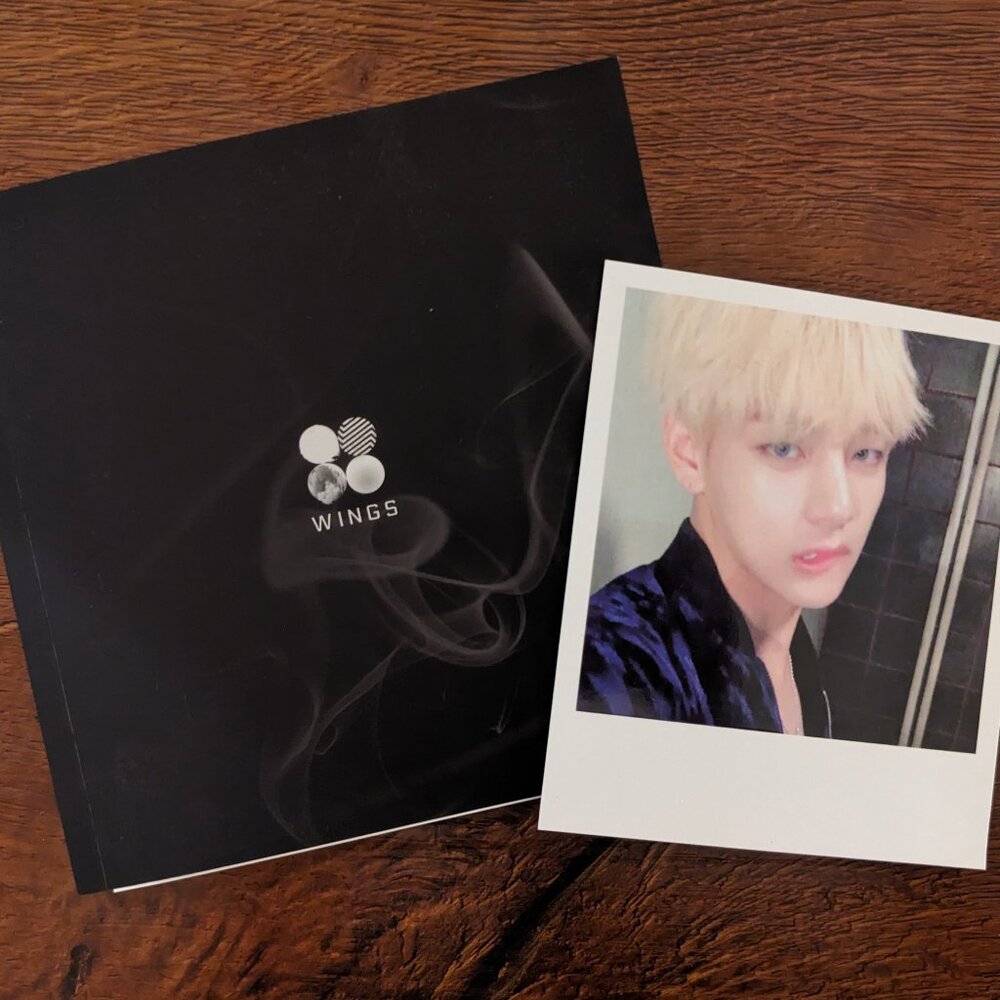 BTS Wings Album + photocard
